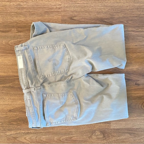 Ag Adriano Goldschmied Gray Straight Leg Jeans - Picture 6 of 6
